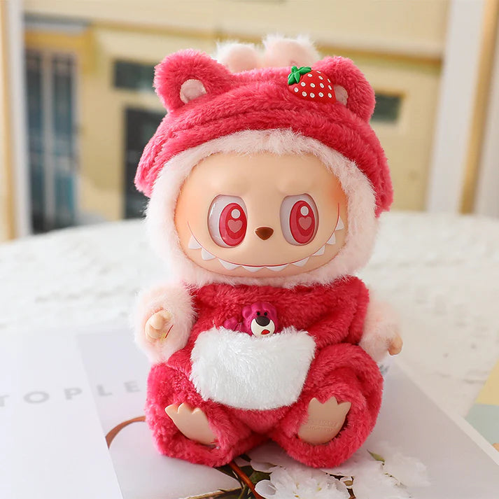 LabubuMania – Strawberry Outfit (Labubu not included)
