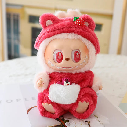 LabubuMania – Strawberry Outfit (Labubu not included)