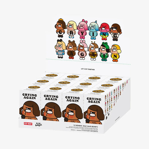 LabubuMania - Complete Set CRYBABY Figures (12 Blind Box)