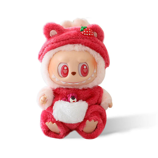 LabubuMania – Strawberry Outfit (Labubu not included)