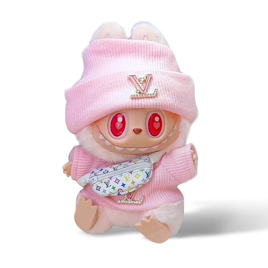 LabubuMania – LV Pink Outfit (Labubu not included)
